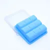 9 그리드 바 실리콘 얼음 트레이 뚜껑 DIY 금형 아기 식품 보조 식품 부엌 용품 곰팡이 큐브 메이커