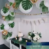 Decoratieve bloemenkransen 48 stks Tropische kunstmatige monstera bladeren, decoratie bladeren voor Hawaiian Luau thema verjaardagsfeestje (3 stijlen) 1 Fabriek prijs expert