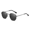 Sunglasses Classic Brand Design Polarized Men Shades For Women Hexagon Retro Sun Glasses Stainless Steel Frames