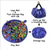 Sacs de rangement Portable Sac rapide Jouets pour enfants Jeu Jouet Faisceau Brique Poche Grand Organisateur étanche pratique