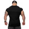 Marke Fitness Kleidung Turnhallen Tank Top Männer Solide canotta Bodybuilding Stringer Tank Tops Training Singlet Ärmelloses Hemd 210421