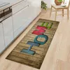 Kitchen Mat Entrance Doormat for Living Room Non-slip Bathroom Bedside Floor Home Decor Long Print Washable Modern Carpet