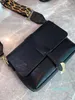 Designer- Sac à bandoulière imprimé léopard noir Sac à provisions en cuir de luxe Lady Messenger Handbag218s