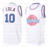 NCAA Mens Movie Space Jam 2 Jersey Królik Bugs melodie oddział D.DUCK! Taz 1/3 Tweety 22 Bill Murray 10 Koszulki do koszykówki Lola