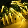 Strings Zonne-energie 20 30 50 LED Meteor Douche Outdoor Buis Lampen Kerst Bruiloft String Fairy Lights Tuin Decoratie
