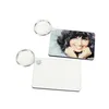 Home 11 Styles Sublimation Blank DIY Keychains Party Favor Sundries MDF Wooden Key Pendants Thermal Transfer Double-sided Keyring White Gift Keychain Accessories
