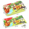 Ganze 60 Teile Holzpuzzle Gehirn Für Kinder Cartoon Tier Fahrzeug Holzpuzzle Baby Lernspielzeug Kinder Weihnachtsgeschenk7016153