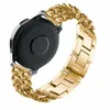 Diamant Rostfritt stålbandband för Samsung Galaxy Watch 42mm 46mm Gear Sport S2 Classic S3 Active Straps Metal Wristband 20mm 22mm Fashion