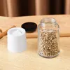 Vidro Pepper Moedor Manual Salina Salina Moinho Herb Spice Shakers Cozinha Ferramentas Ajustável Moagem Gadgets Cozinhar Acessórios GCB14555