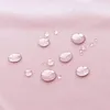 UFRIDAY Fodera per orlo appesantito in tessuto per tende da doccia rosa tinta unita con gancio Bagno impermeabile in poliestere resistente 210915
