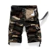 Camouflage Camo Cargo Shorts Hommes D'été Casual Coton Multi-Poche Lâche Shorts Armée Militaire Tactique Shorts Plus La Taille 44 210720