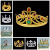الملك الملكة تيارا تاج الأميرة الأمير تاج القبعات الذهب فضي اللون زي أطفال حزب تفضل