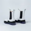 Morazora وصول جلد طبيعي الأحذية مريحة الأزياء أحذية الكاحل الخريف الشتاء أسود أبيض اللون السيدات الأحذية 210506