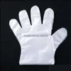 Gants jetables Fournitures de cuisine Cuisine, Bar à manger Maison Jardin 100 pièces/sac Préparation des aliments en plastique pour la cuisson, le nettoyage, la manipulation des aliments Aessori