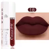 CMAADU 18 Lip Gloss Colore Matte Lipstick Lipstick Natural Natural Natural Long Velvetine Makeup Lipgloss6907391