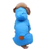 Hundkläder Vinterkläder S-XXL Soft Fleece Jumpsuit Small Puppy Coat Pet Outfits 4-legged vindtät varm hoodie kläder1