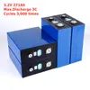 US EU Tax free 8PCS/Lot CATL 271Ah 280Ah LiFepo4 Battery for solar energy storage ev golf cart DIY 24V 6700Wh