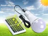 BLS 60 20RC 7W Portable Bulb-shape Solar Power Light for Camping - White S