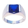 100 925 Sterling Silver Men Ring Genuine Tanzanite CZ Ring Wedding Jewelry Engagement Rings Men and Women Size 567891011 2176272568422318