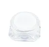 2021 5g 10g 15g Diamant Forme Crème Boîte Acrylique Diamant Crème Bouteille En Plastique Maquillage Emballage Crème Pots Emballage Cosmétique