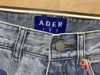 ERROR Oversized ADER Jeans Men's Women's Pants High Quality Painted Straight Embroidered Trousers Adererror Casual Jeans Pants X0602