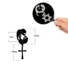 Fashion Rock Style Men Ear Cuff Clip Earrings Hiphop Hypoallergenic Cross Shaped Titanium Steel Earring Accessories