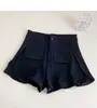 Fashion Summer design women's high waist casual sports wide leg cute shorts plus size SML