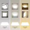 Led Ceiling Lamps 20W 30W 40W 50W Ceiling Panel Lights 220V Led Ceiling Lamp Kitchen Lighting Fixture For Bedroom Living Room W220307