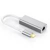 USB-typ-C till Gigabit Ethernet Adapter Portable plugplay RJ45 Max 1000MB / s för MacBook Computer Cellphone