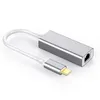 USB Type-C do Gigabit Adapter Ethernet Portable Plusza RJ45 Max 1000 MB / s dla MacBook Computer Telefon