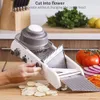 Mandoline Slicer Kitchen Acessórios Manual de Vegetais Cortador de Vegetal Profissional Ajustável 304 Lâmina de Aço Inoxidável