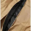 Women's Trench Coats Dames Khaki Big Size Belted Long Jas Revers Mouw Losse Fit Windbreaker Mode Lente Herfst 2021