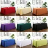 Table Cloth 100% Polyester Rectangle Square White Ivory Black Plain El Restaurant Party Tablecloths For Wedding