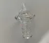 Glas ufo carb cap rökning samlingar bubbla kepsar för kvarts banger naglar vattenrör dab olja rigar bong kupol