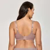 Soutien-gorge minimiseur sans armatures taille plus sans doublure pour femmes 210623