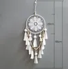 Blommig träpärla tassel hängsmycke hängande för hem fönster dekor vind chimes wall car hanging decor