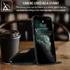 Lyxigt läderfodral för iPhone Phone Fodraler 12 Promax 12mini 11 XSMAX XR X 7 8 6 Plus S21 Ultra S20 2 i 1 Split Magnetisk Plånbokskort Slot Anti-Fall Skyddskåpa