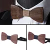 Nœuds papillon 896E Hommes Cravate Costume Cravate Bois Bowknot Mariage Classique Arrivée Fête D'affaires