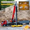 All-Terrain Piling Palltform Crane Modell Building Blocks Mold King 17003 High-Tech App RC Truck Toys Bricks Barn Utbildning Julfödelsedag Gåvor för barn