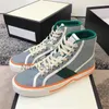 Designer gglies Number Tennis Rubber 1977 Sneakers Women Shoe Sole Mens Sneaker Colourful Green 77 And Red Rainbow Web Canvas Shoes