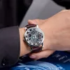 Zegarki Dla Mężczyzn Koszulkowy Stial Oglądaj męska Sport Mineral Ruch Mechaniczny Skórzany Pasek Dorywczo Moda Różowe Złote Wristwatches Business Dressing