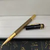 Yamalang классическая роскошная ручка 110 -летие наследия Seriess Matte Grid Matel Rollerballpen Люксрия пишет ручки с SNAK9543574