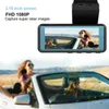 Runtoo 3.16 polegadas DVRs gravador de vídeo DASH CAM Full HD 1080P WiFi Dashcam Car Câmera DVR Dual Lens Front e Estacionamento Traseiro Mon