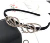 2021 new fashion Girl / lady Hair Jewelry headband mix style Shiny Full drill Alloy fabric art bow edge hairpin