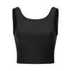 lu Yoga Top Vest High Strength Indoor Sport Gym Fitness Tees Shirt Women Athletic Underwear Tanks Ropa Deportiva Para Mujeres