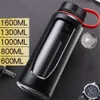 Mugs Bottle for Water 1000ml Big Water Bottle Sports Glass Bike Cup Double Bottom Glass Tea Coffee Cup For School Children 211013