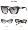 Óculos de sol de armação pequena de personalidade com V Word tendência européia e americana moda olho de gato feminino