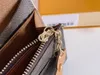 Fashion designer wallets luxury Emilie purses womens envelope wallet high-quality brown flower letter slim credit card holder long money clutch bags with box