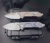 Specjalna oferta silna taktyczna składana nóż D2 Satin Blade TC4 Titanium Stopy Uchwyt zewnętrzny EDC Pocket Fold z plasti7954756