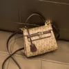 Fshion Retro Luxury Zipper Tote Bag Crossbody Checkered Handbag Purse 8265 JXGRC